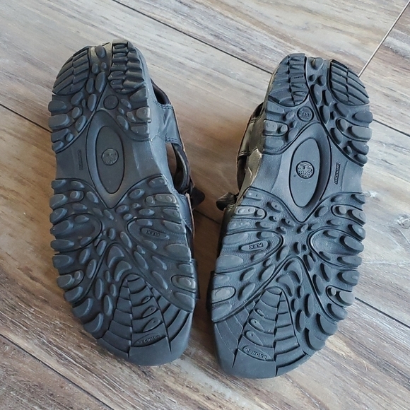 Timberland Mens Leather Outdoor Hiking Sandals Shoes sz 11M hook&loop main image 7